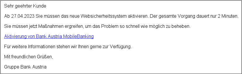 Phishing MobileBanking App