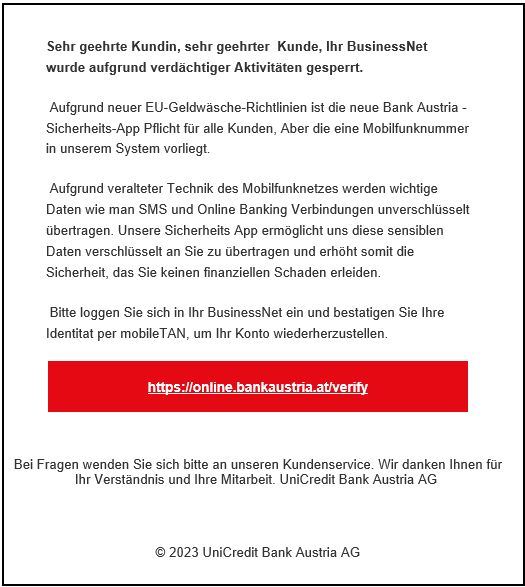 Phishing BusinessNet